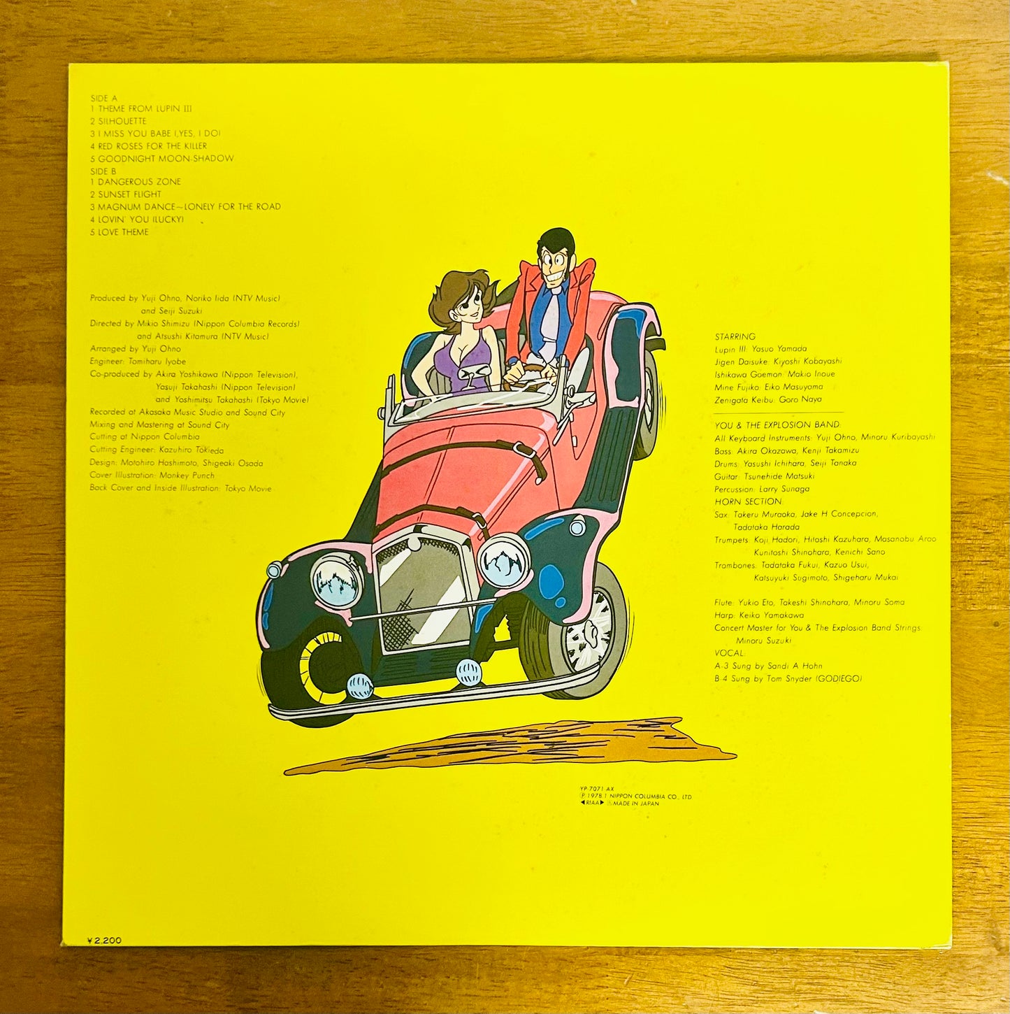 Yuji Ohno & The You & Explosion Band/ Lupin the Third (original 1978) O.S.T.