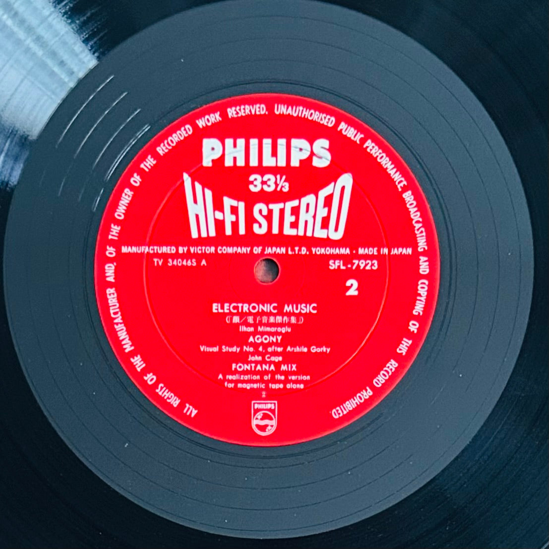Luciano Berio,ILhan Mimaroglu,John Cage/
Electronic Music(JapanPress196?)