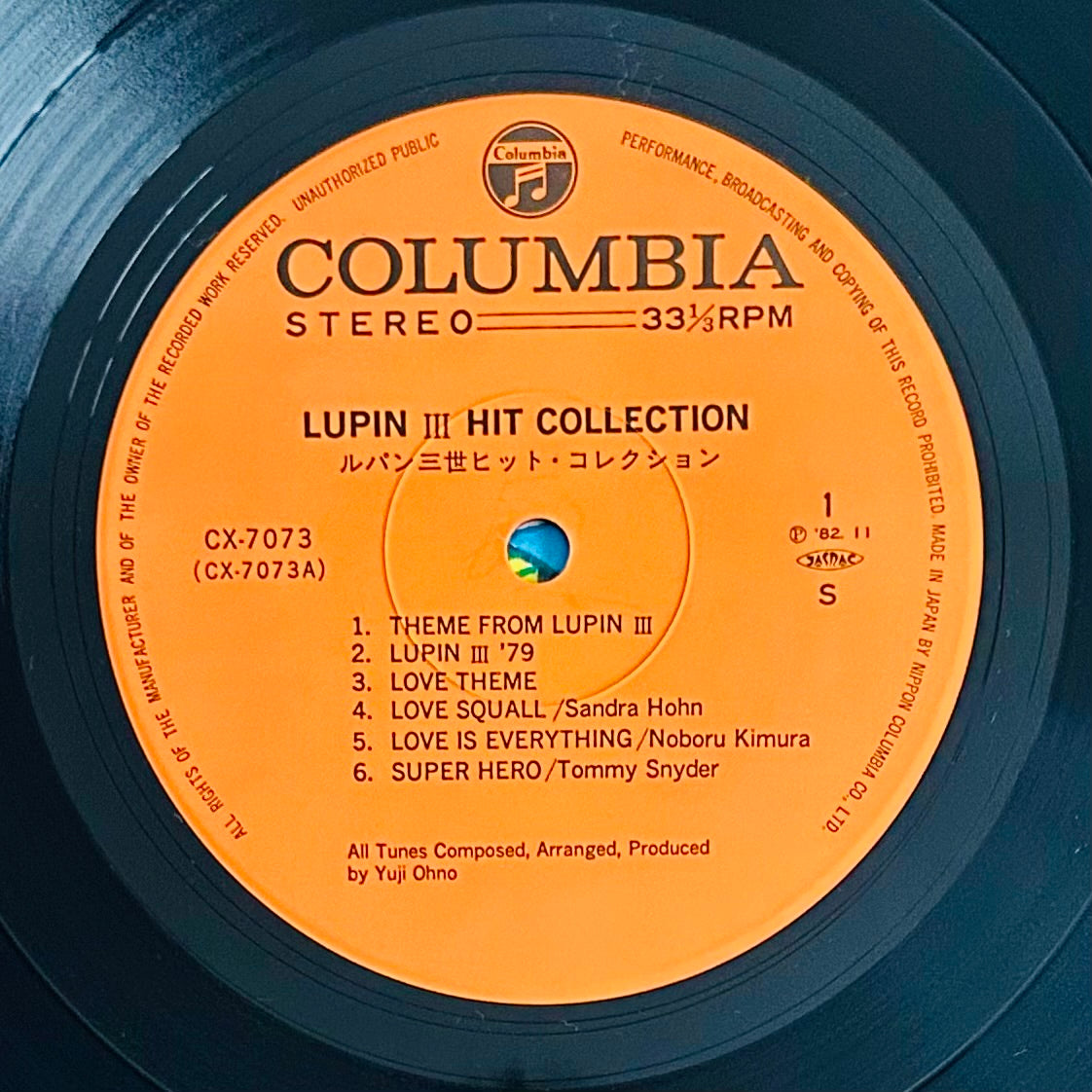 Yuji Ohno You & The Explosion Band / Lupin The 3rd Hit Collection(1982)O.S.T.