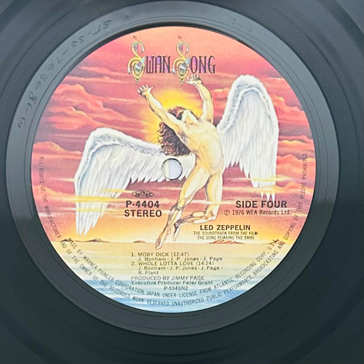 Led Zeppelin/ The Soundtrack From The Film The Song Remains The Same(Japan Press 1983)