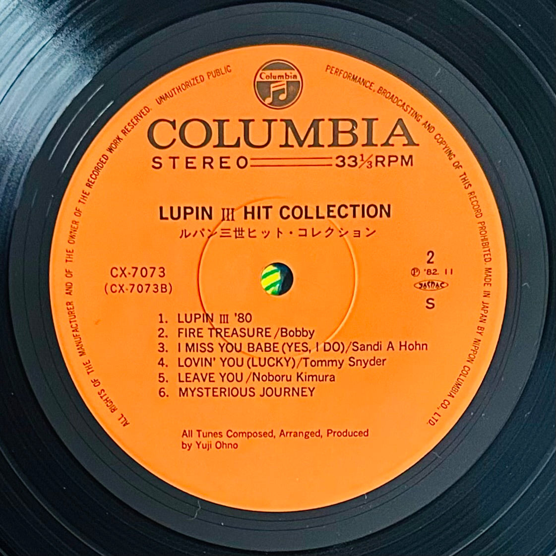 Yuji Ohno You & The Explosion Band / Lupin The 3rd Hit Collection(1982)O.S.T.