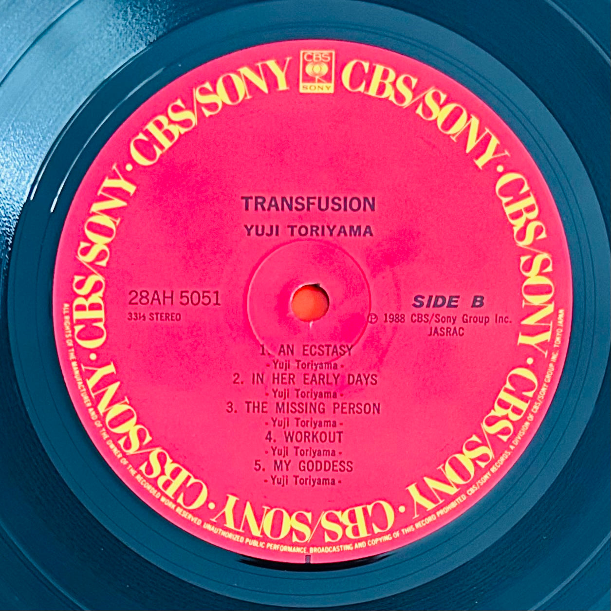 Yuji Toriyama/ Transfusion(1988)