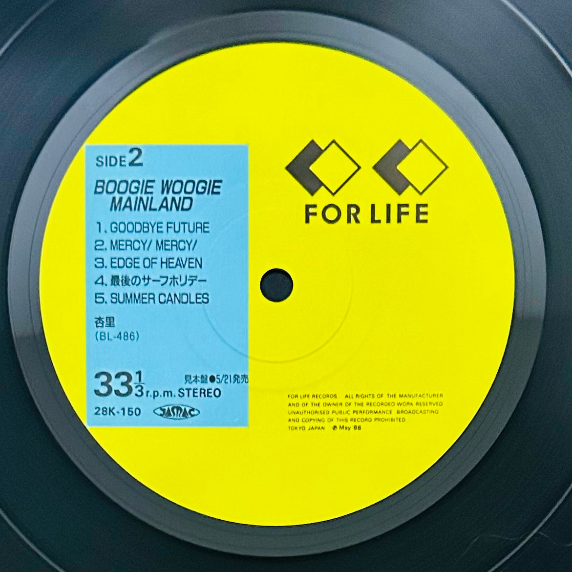 Anri/ Boogie Woogie continent (promo 1988)