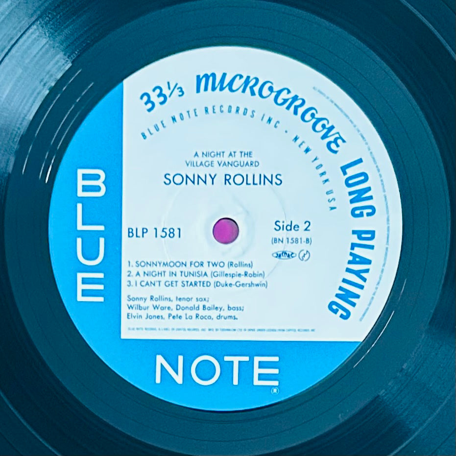 Sonny Rollins/ A Night At The " Village Vanguard(JapanPress1984 Reissue)