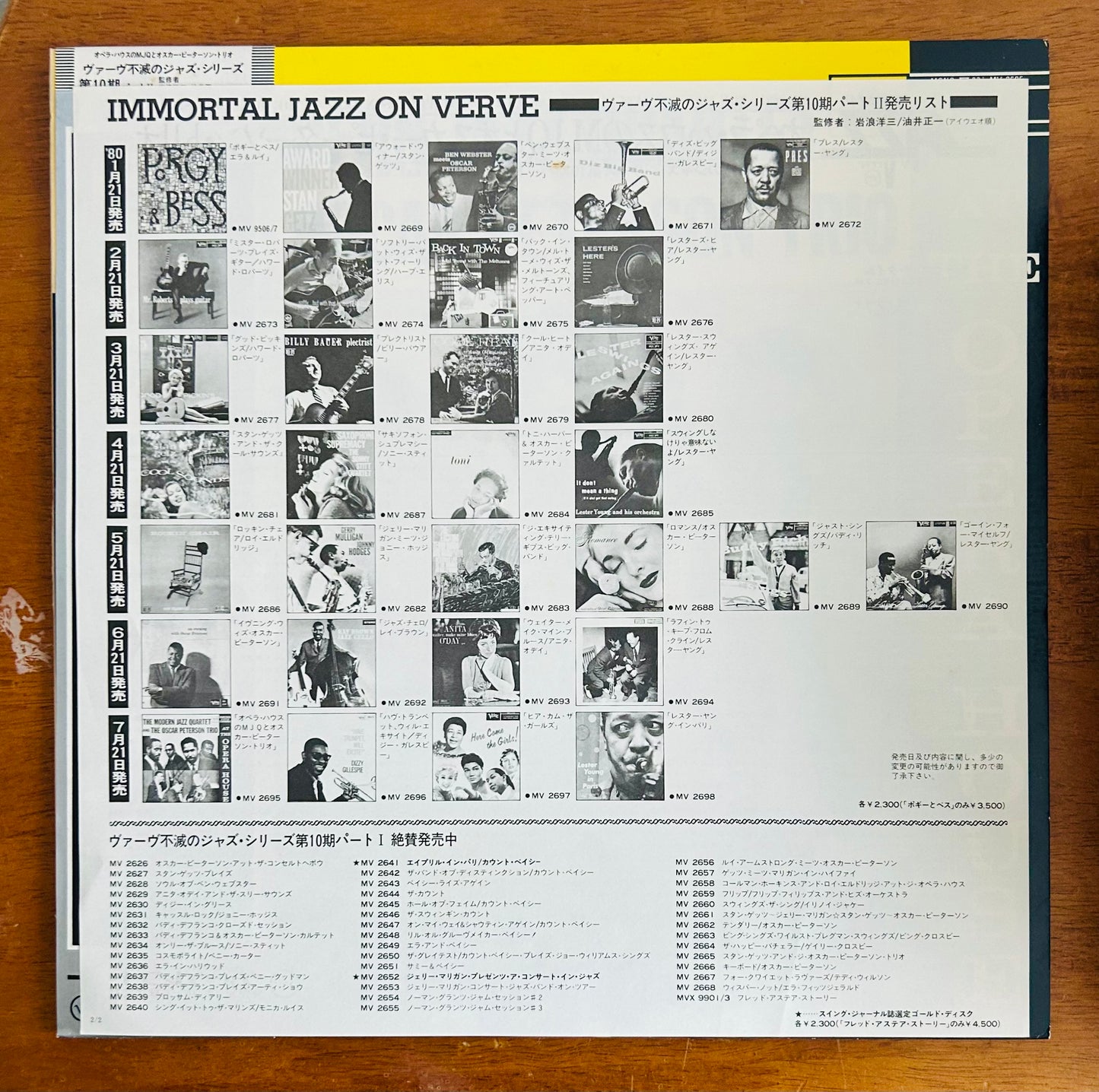 The Modern Jazz Quartet And The Oscar Peterson Trio/ At The Opera House (JapanPress1984 Reissue Mono)