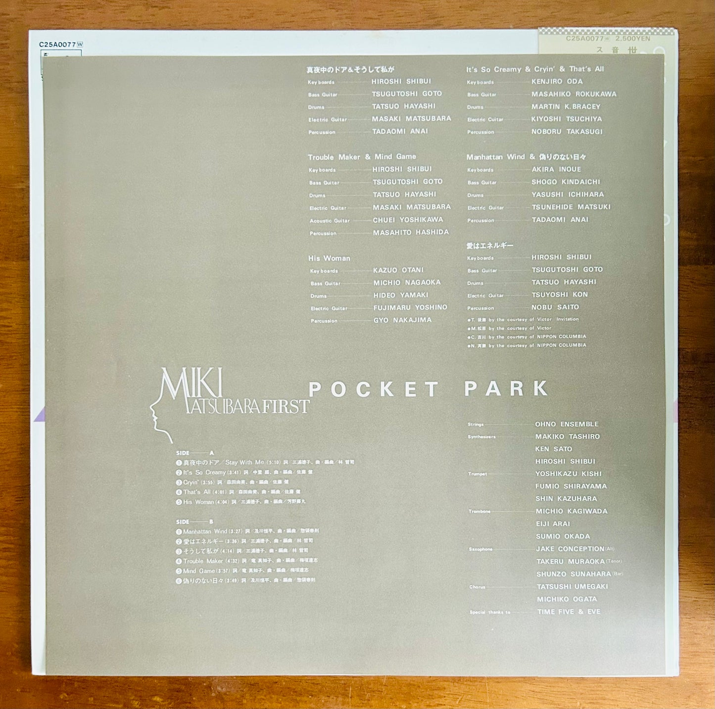 Miki Matsubara / Pocket Park (original 1980)