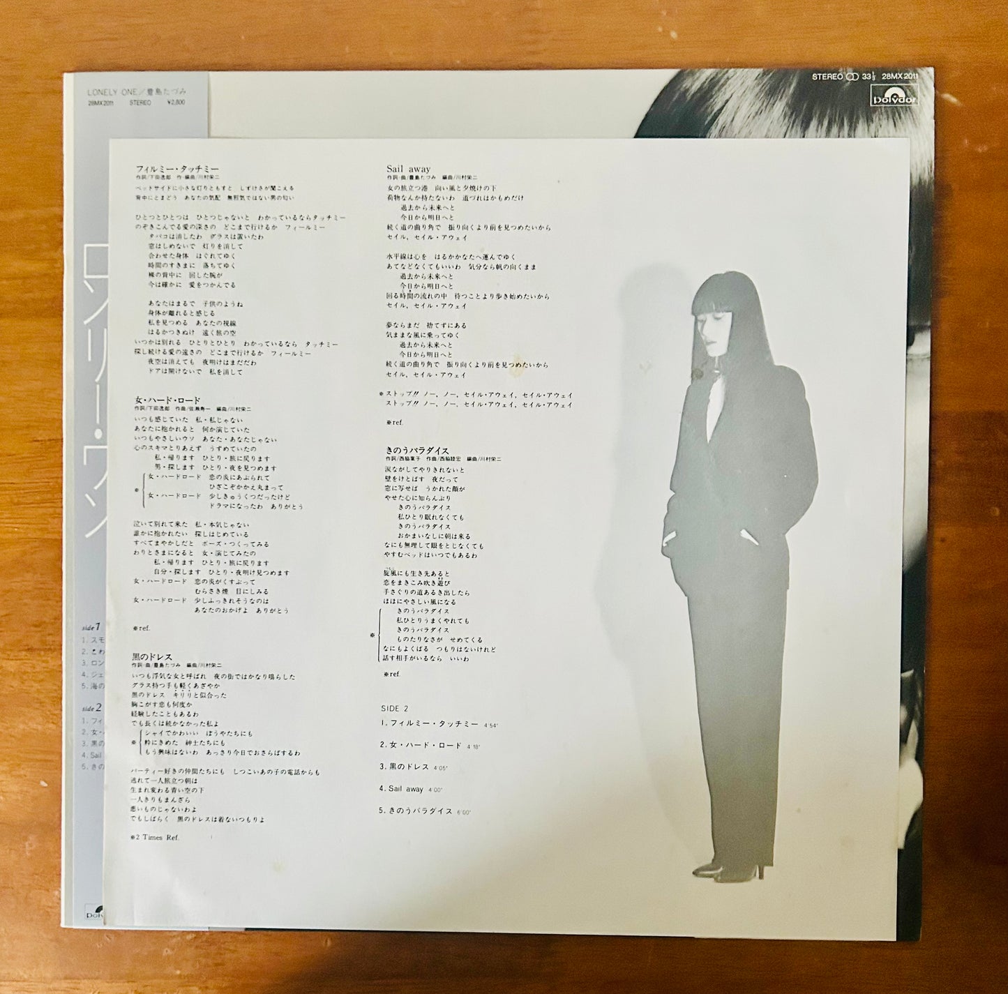 Tazumi Toyoshima
/ Lonely One (original 1981)