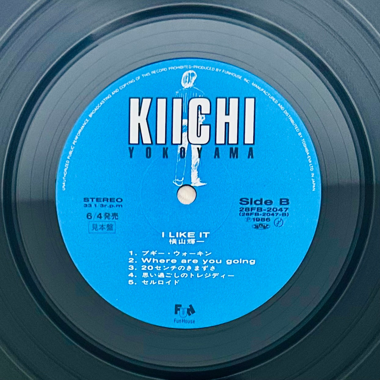 Kiichi Yokoyama/ I Like It (promo1986)