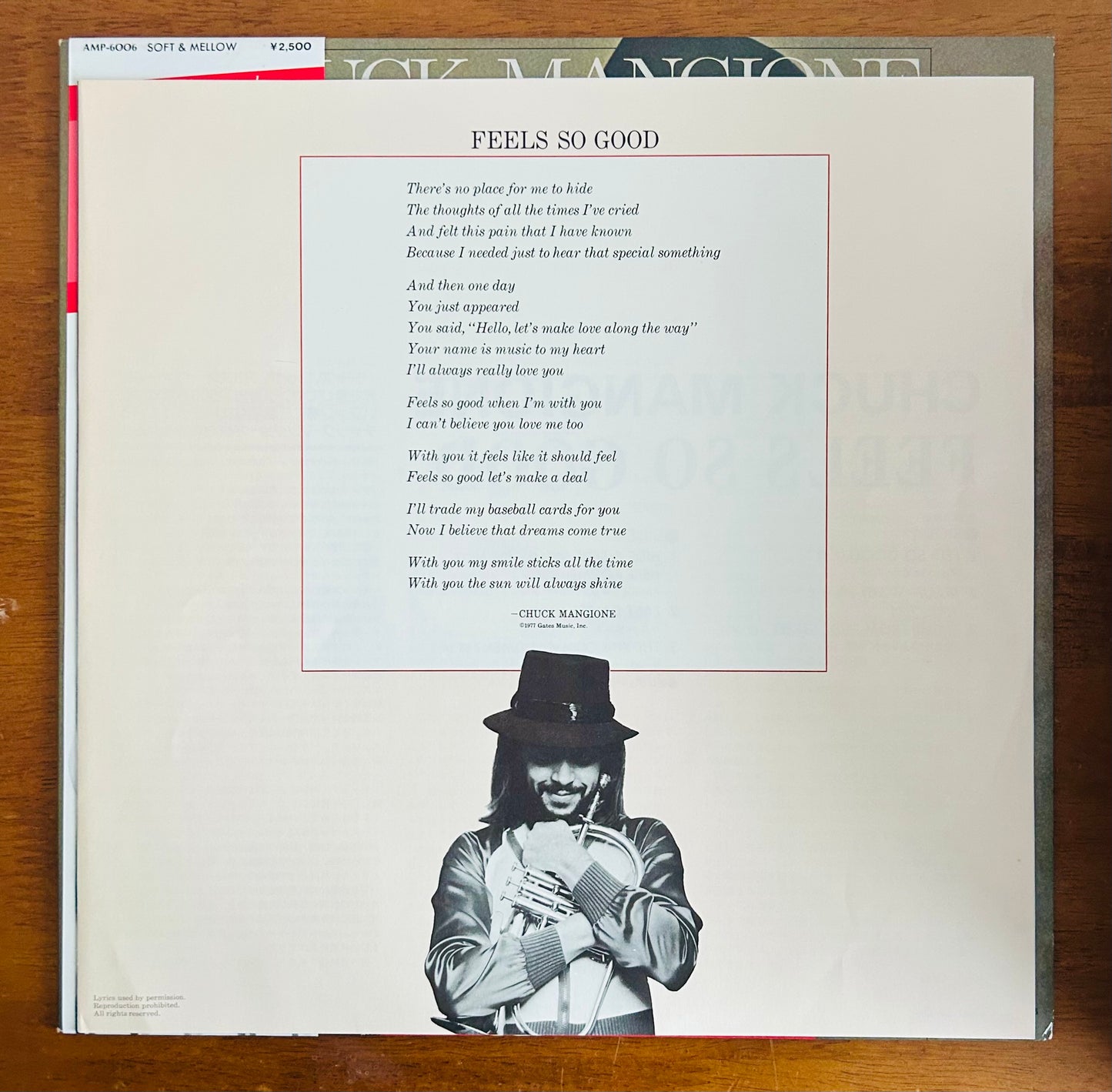 Chuck Mangione/ Feels So Good(JapanPress1979 Reissue)