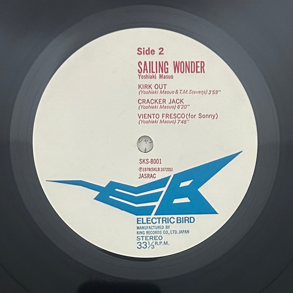 Yoshiaki Masuo/Sailing Wonder (original 1978)
