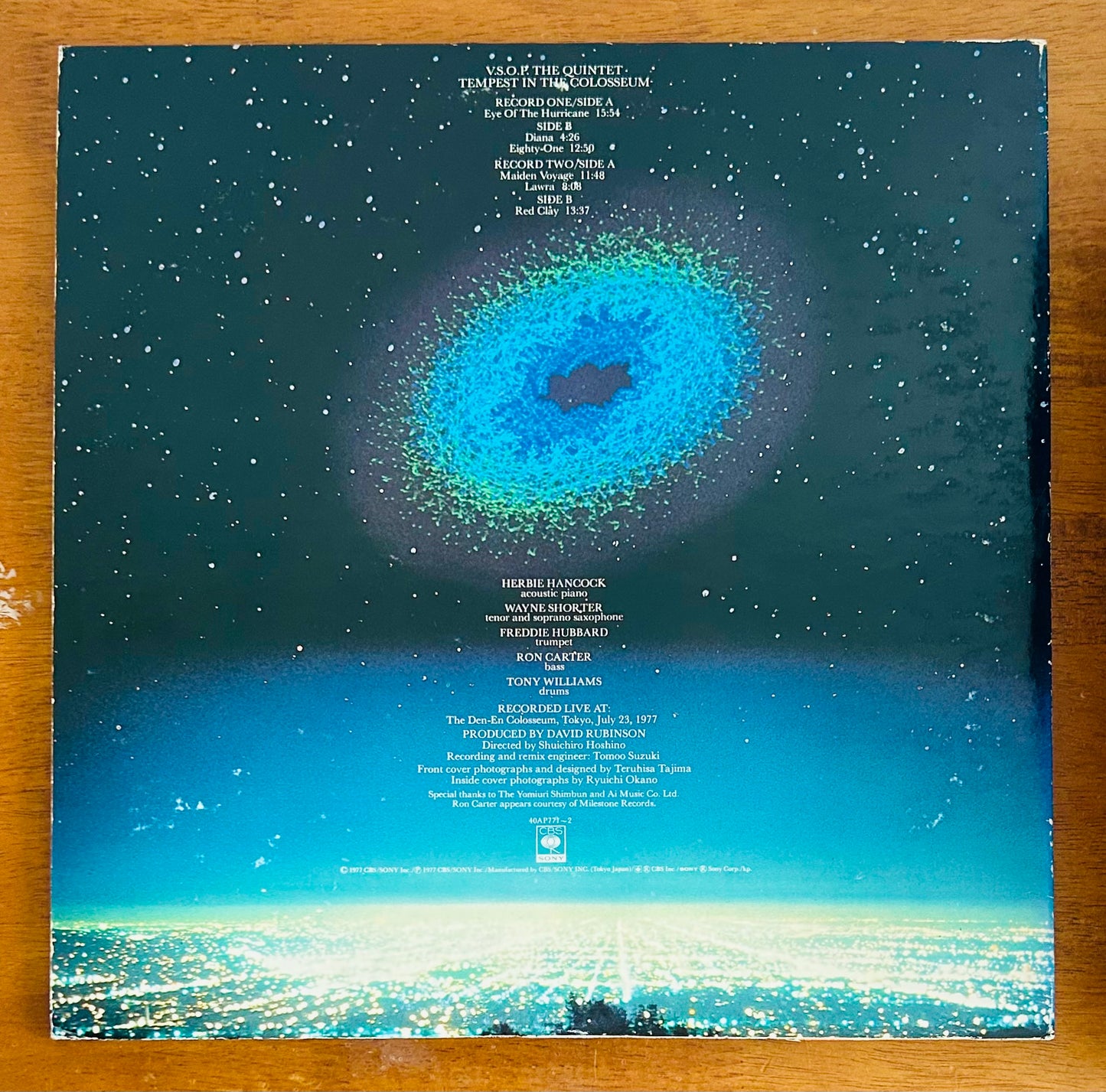The V.S.O.P. Quintet/ Tempest In The Colosseum(JapanPress1977)