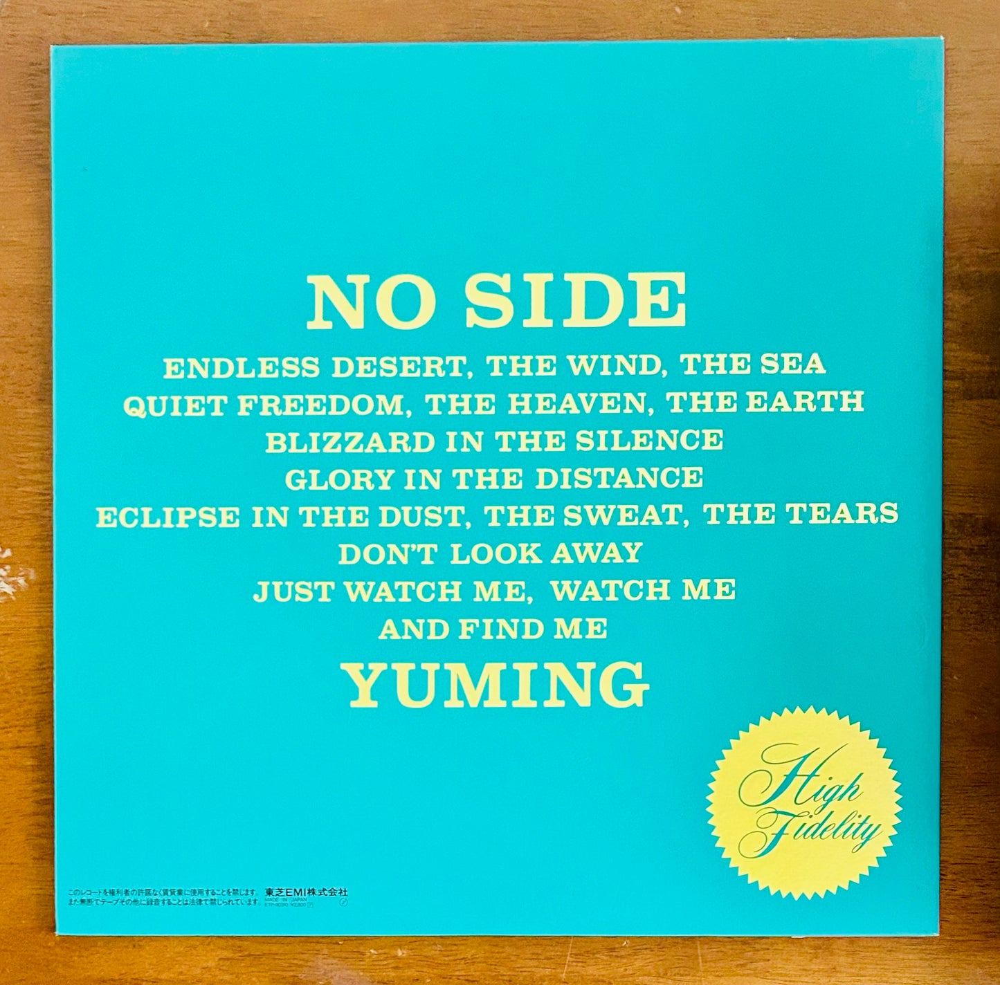 Yumi Matsutoya/ No Side(original1984)