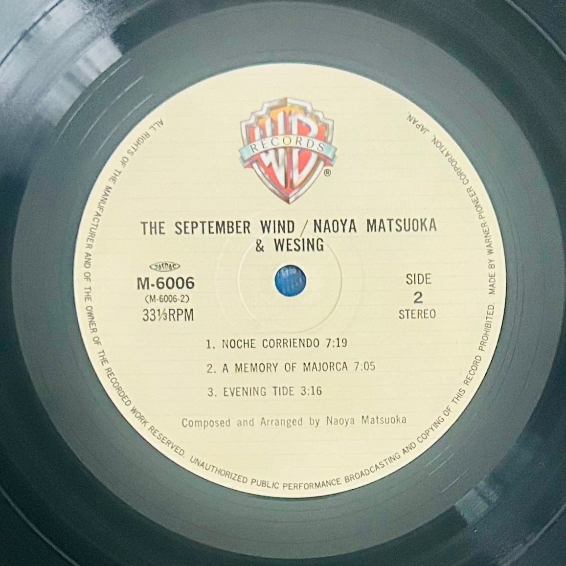 Naoya Matsuoka & Wesing / The September Wind (original 1982)