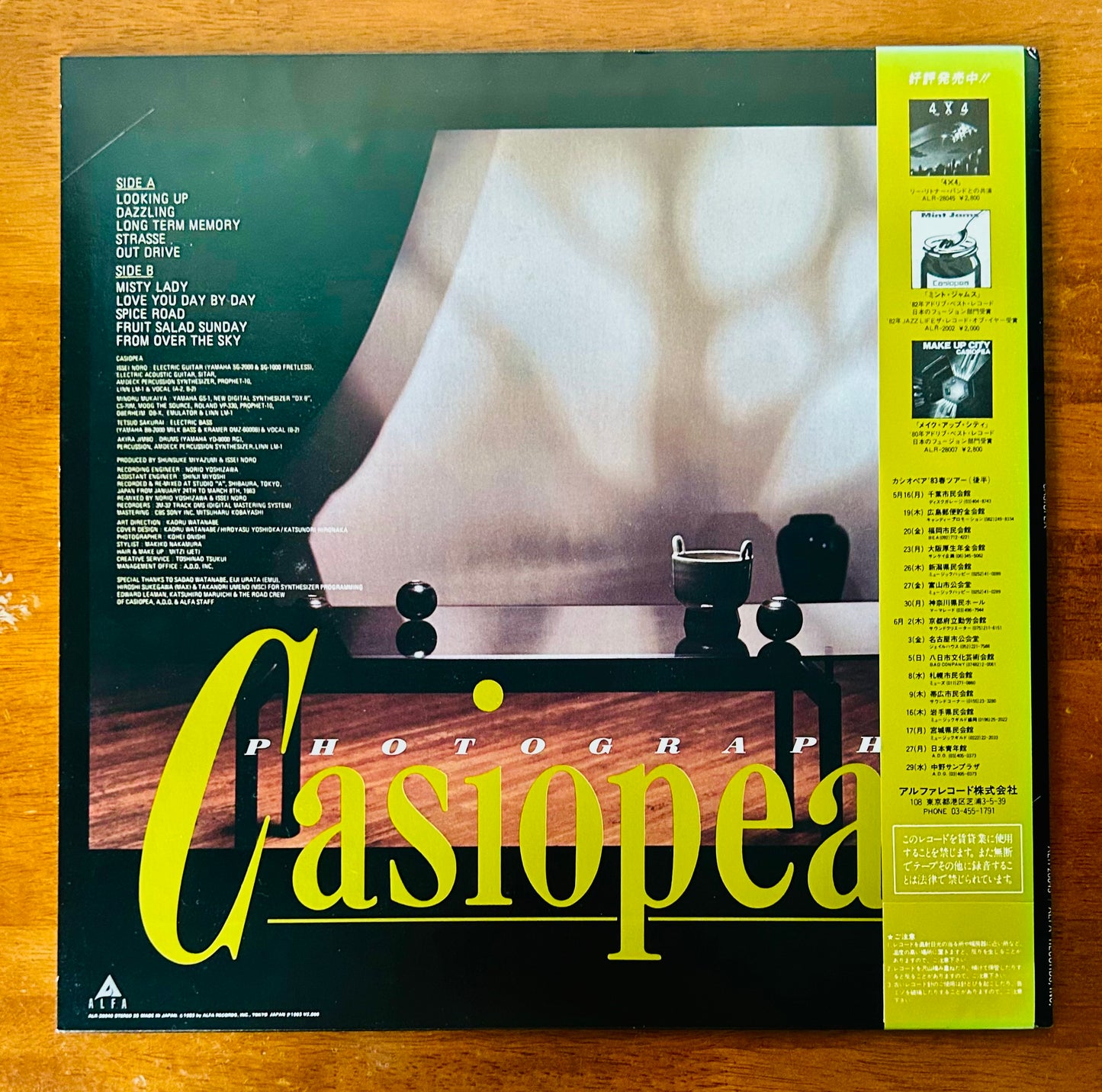 Casiopea/ Photographs (original 1983)