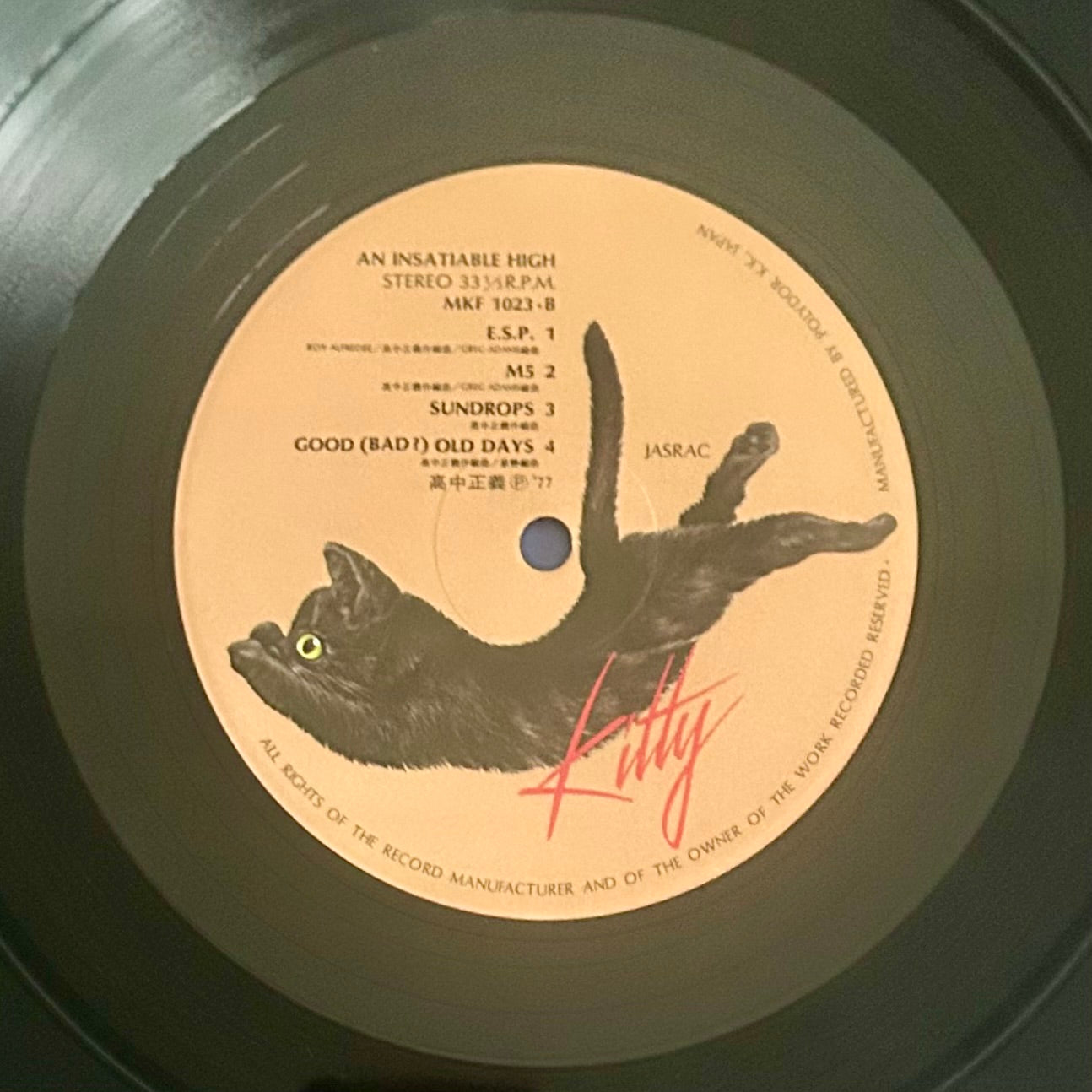 Masayoshi Takanaka / An Insatiable High (original 1977)