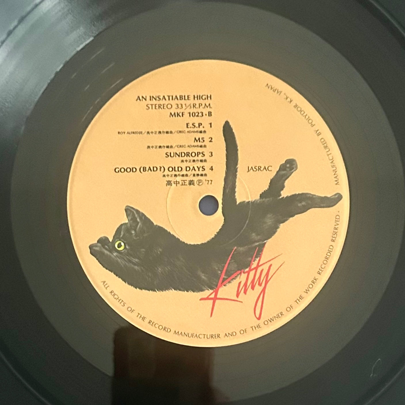 Masayoshi Takanaka / An Insatiable High (original 1977)