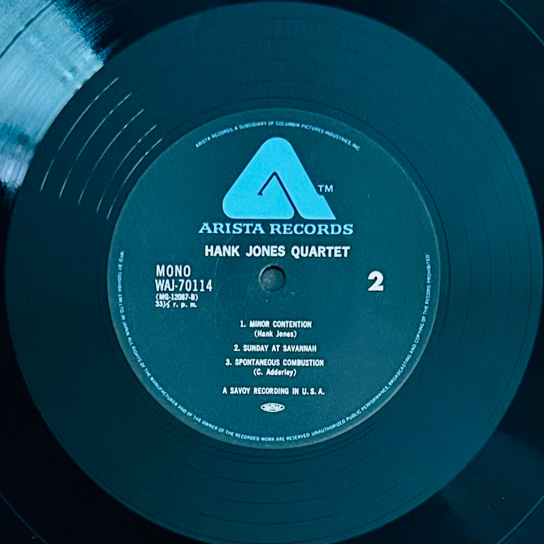 Hank Jones Trio/ Hank Jones' Quartet (JapanPress1977 Reissue, Mono)