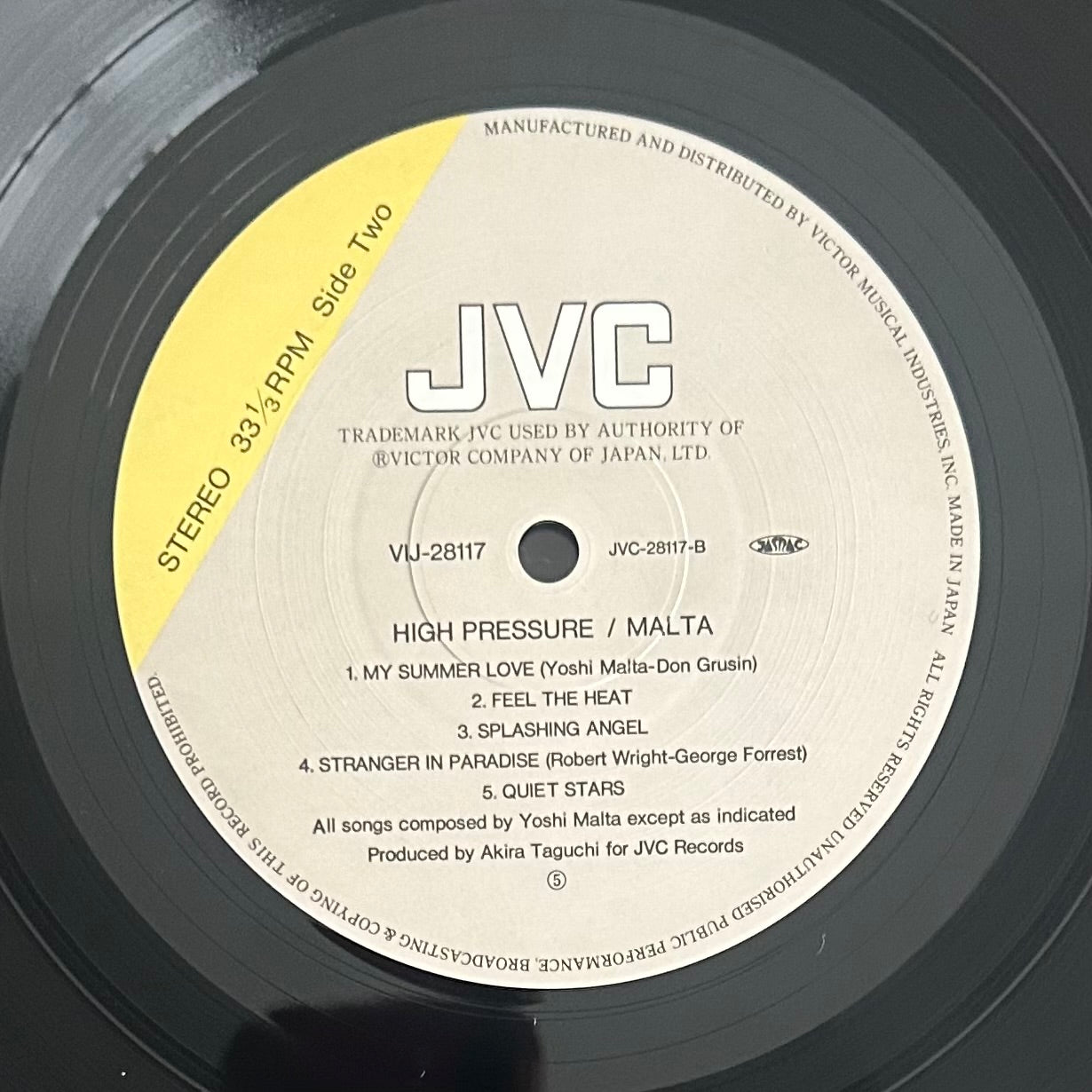 Malta / High Pressure (Japan press 1987)