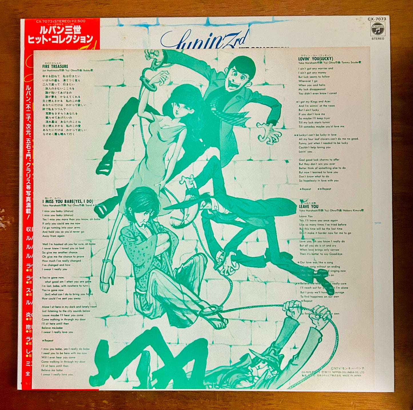 Yuji Ohno You & The Explosion Band / Lupin The 3rd Hit Collection(1982)O.S.T.