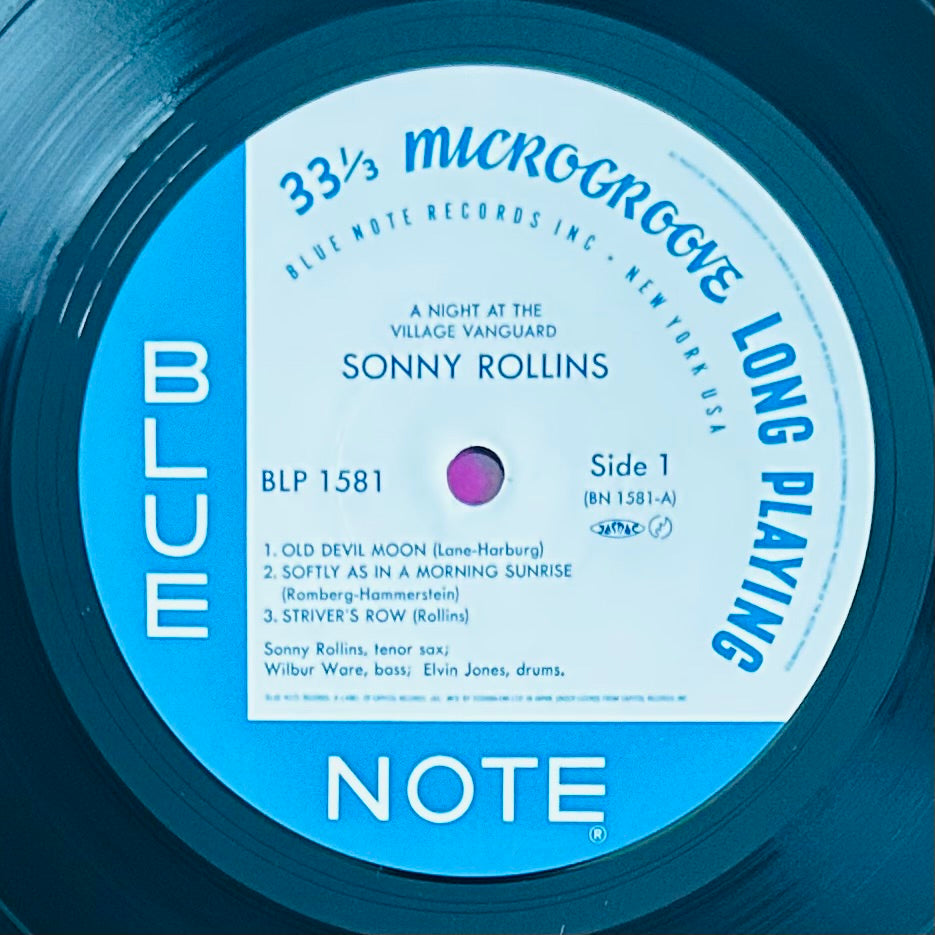 Sonny Rollins/ A Night At The " Village Vanguard(JapanPress1984 Reissue)
