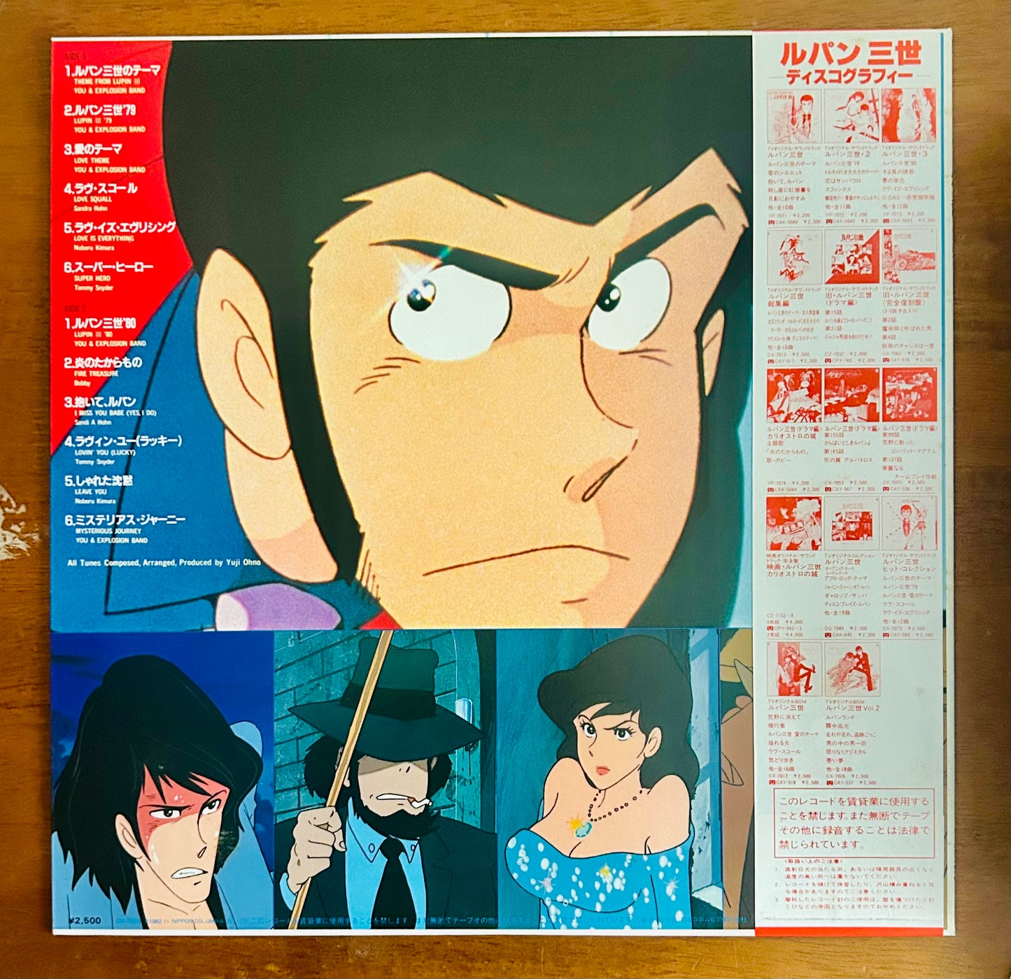 Yuji Ohno You & The Explosion Band / Lupin The 3rd Hit Collection(1982)O.S.T.