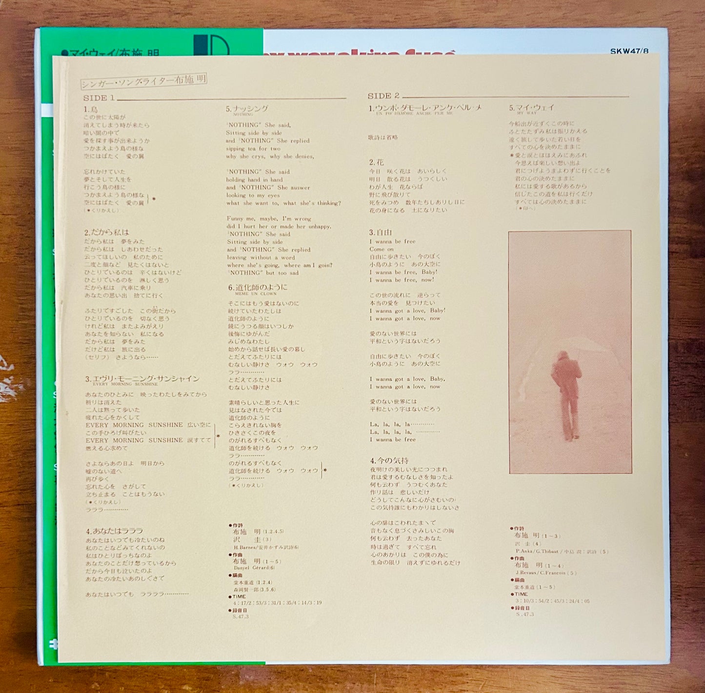 Akira Fuse/ My Way(original1972)