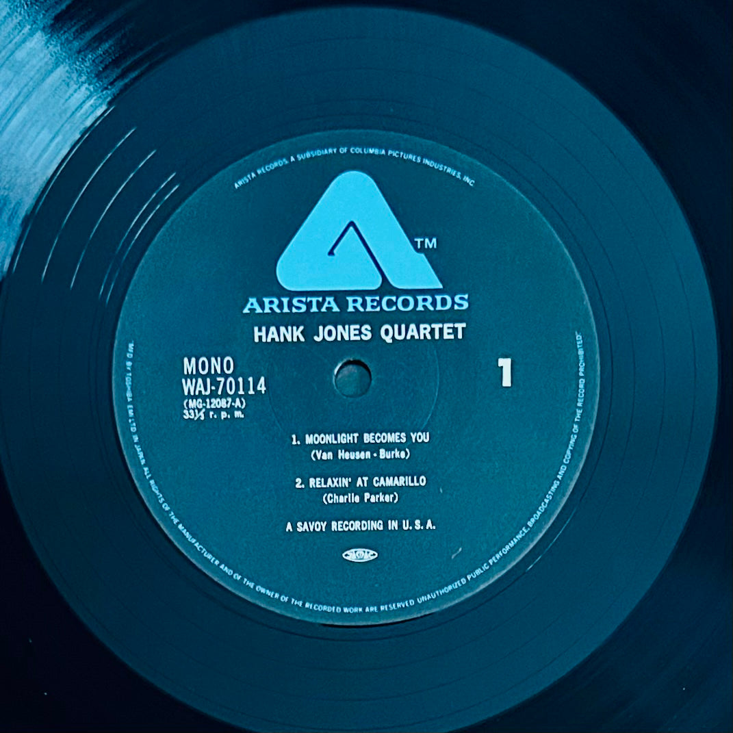 Hank Jones Trio/ Hank Jones' Quartet (JapanPress1977 Reissue, Mono)