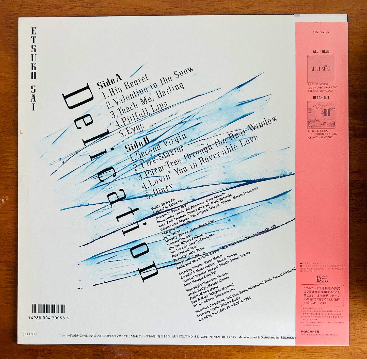 Etsuko Sai/ Delication (Original1986)