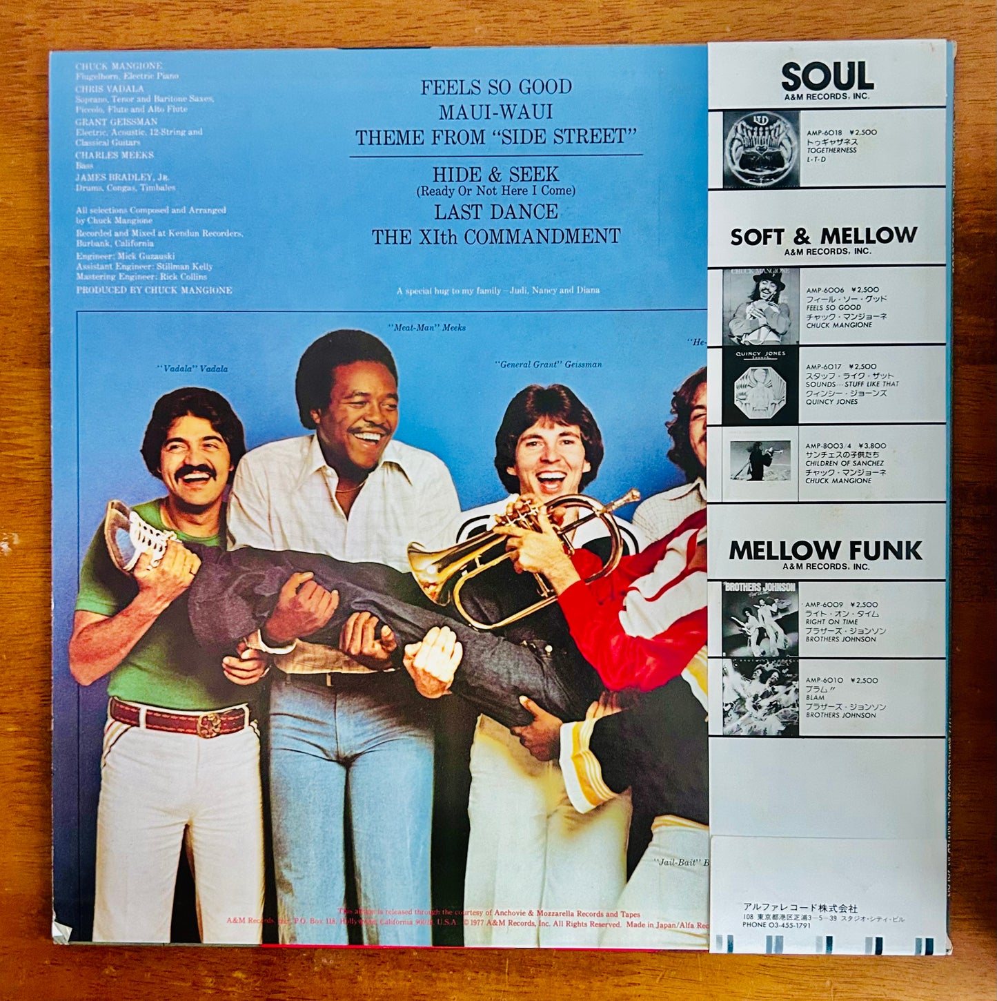 Chuck Mangione/ Feels So Good(JapanPress1979 Reissue)
