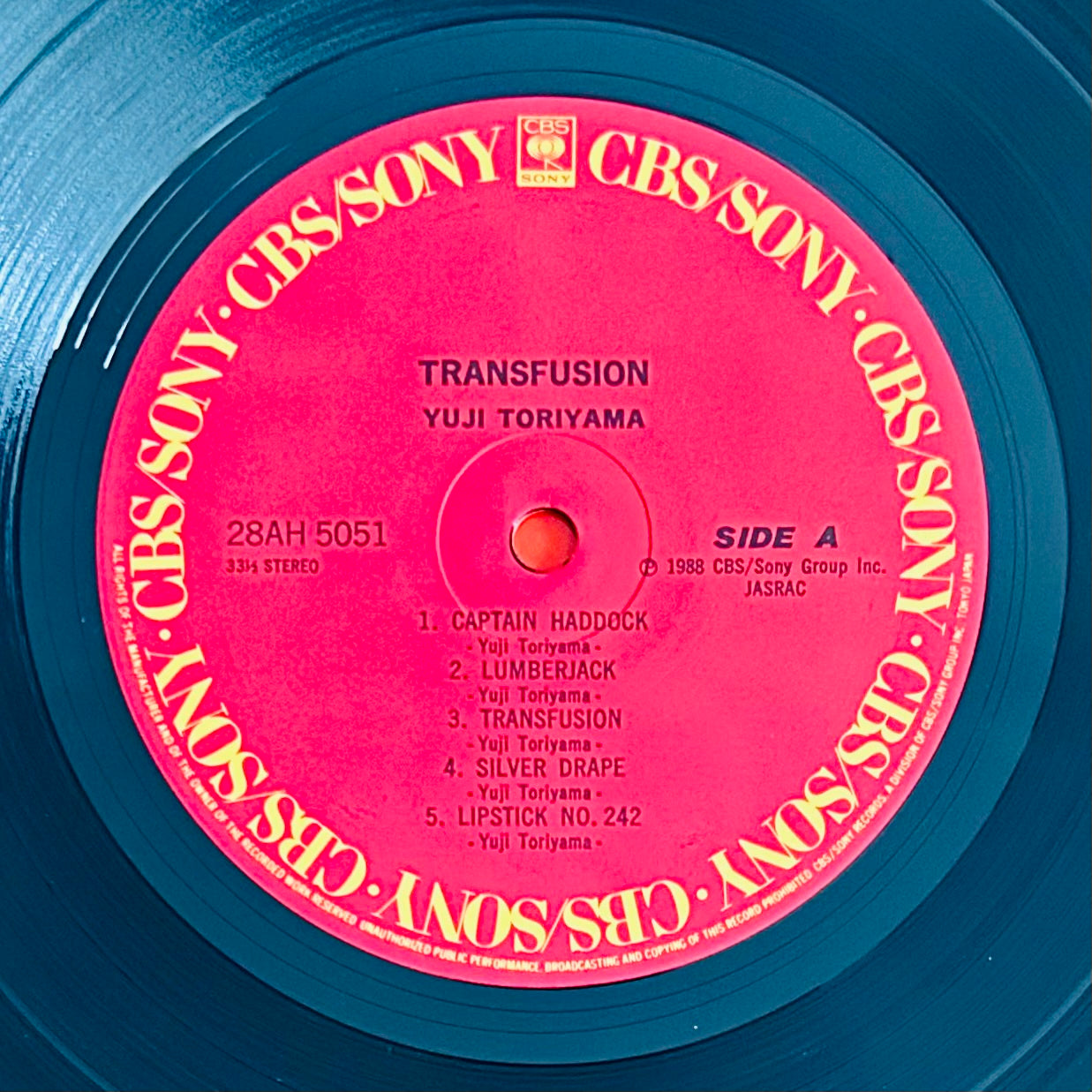 Yuji Toriyama/ Transfusion(1988)