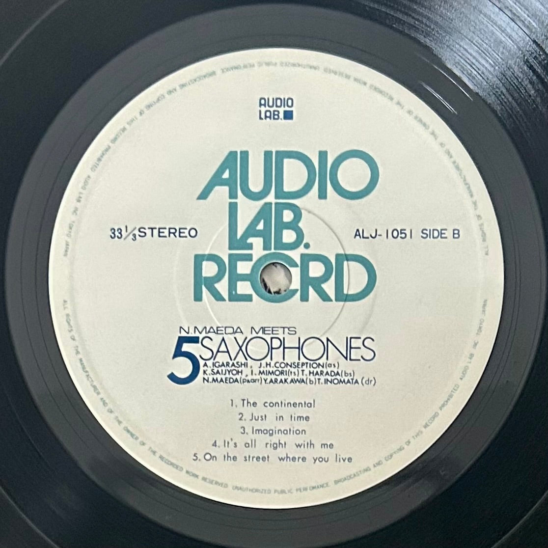 Norio Maeda/ N.Maeda Meets 5 Saxophones (original 1976)