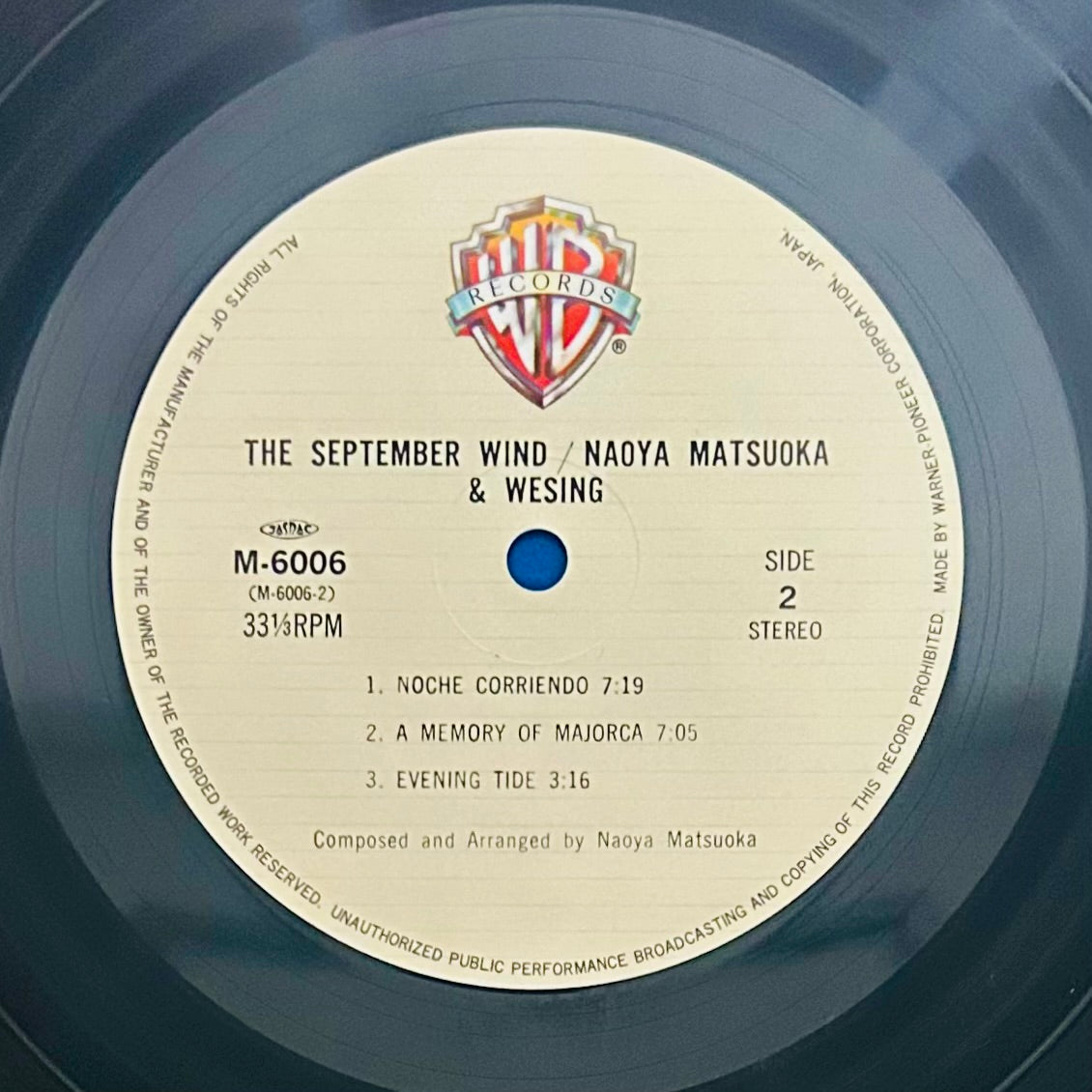 Naoya Matsuoka & Wesing / The September Wind (original 1982)