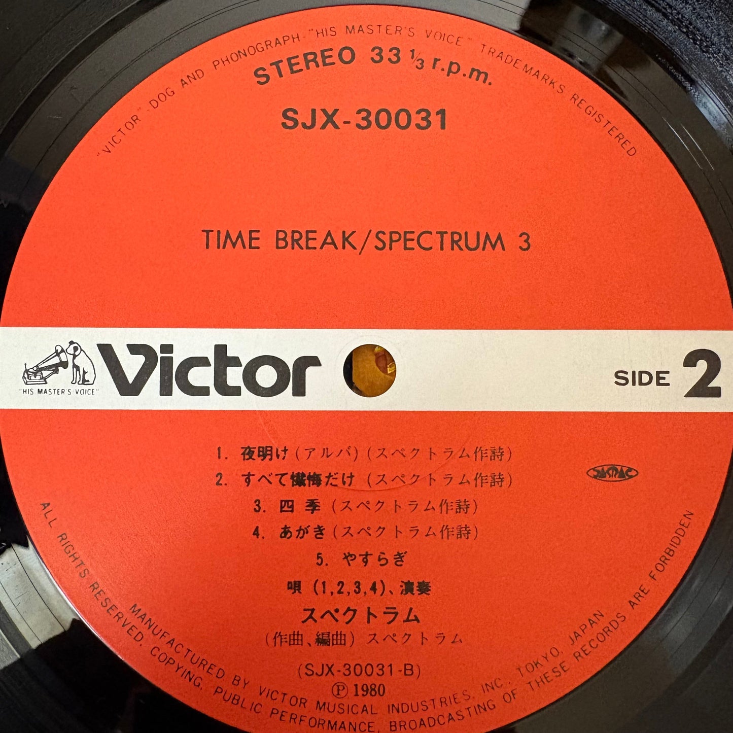 Spectrum/ Time Break (original 1980)