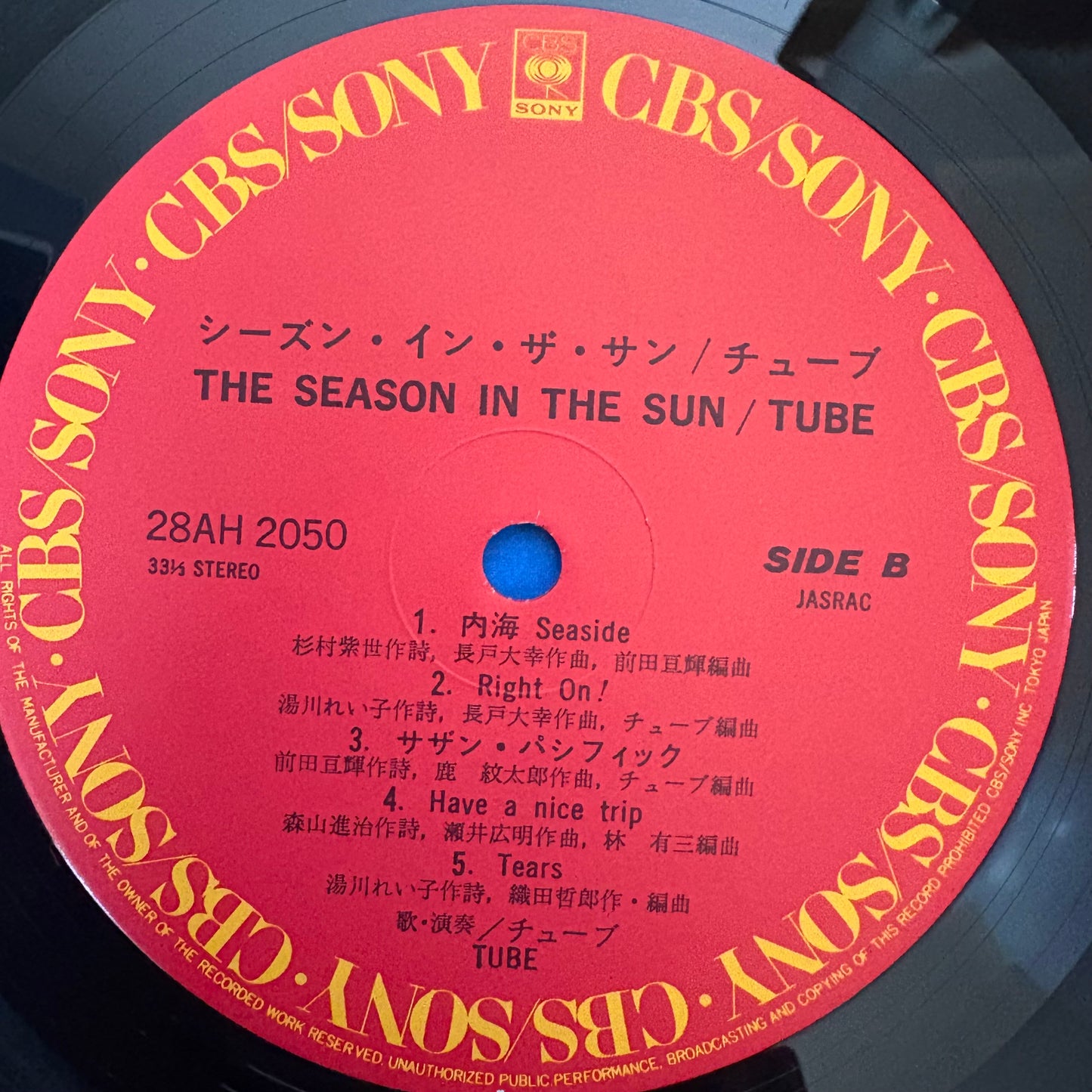 TUBE /The Season In The Sun (original 1986)