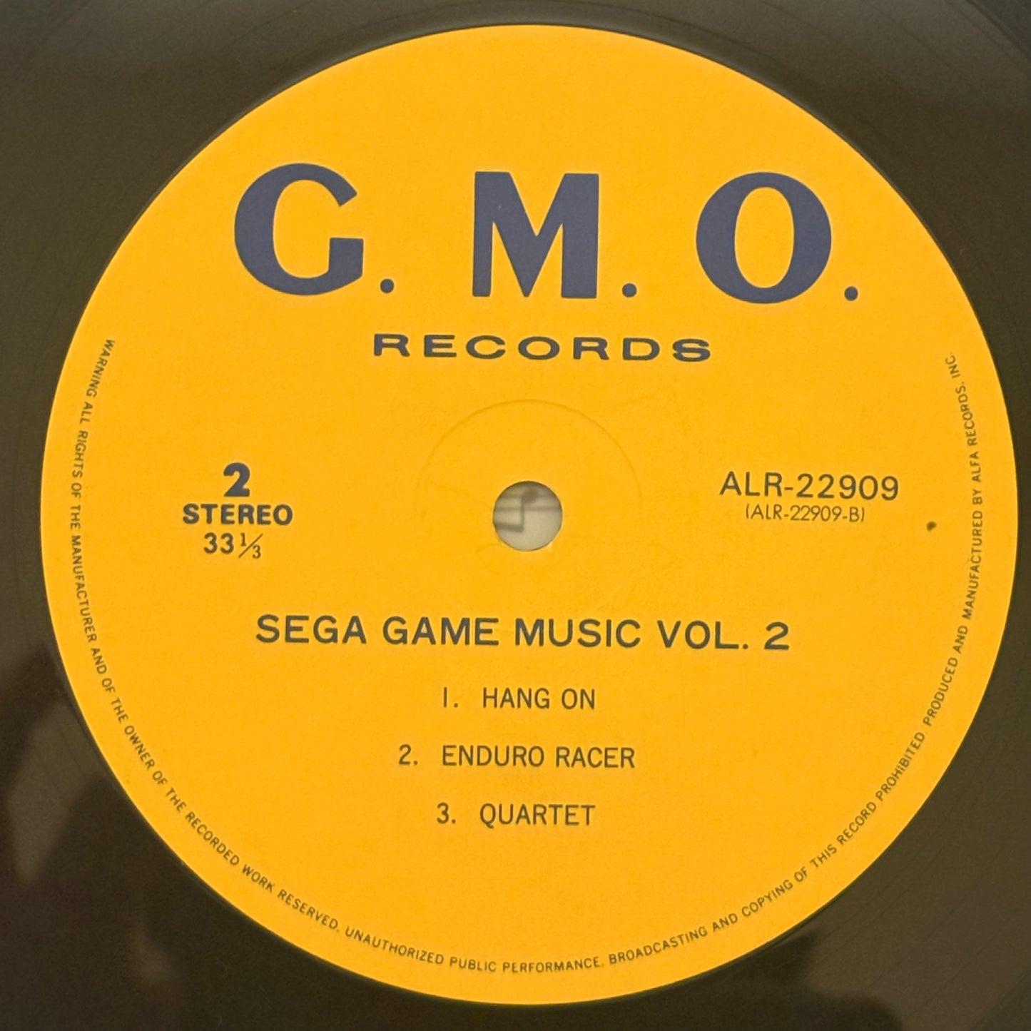 Various / Sega Game Music Vol.2(Original1987)