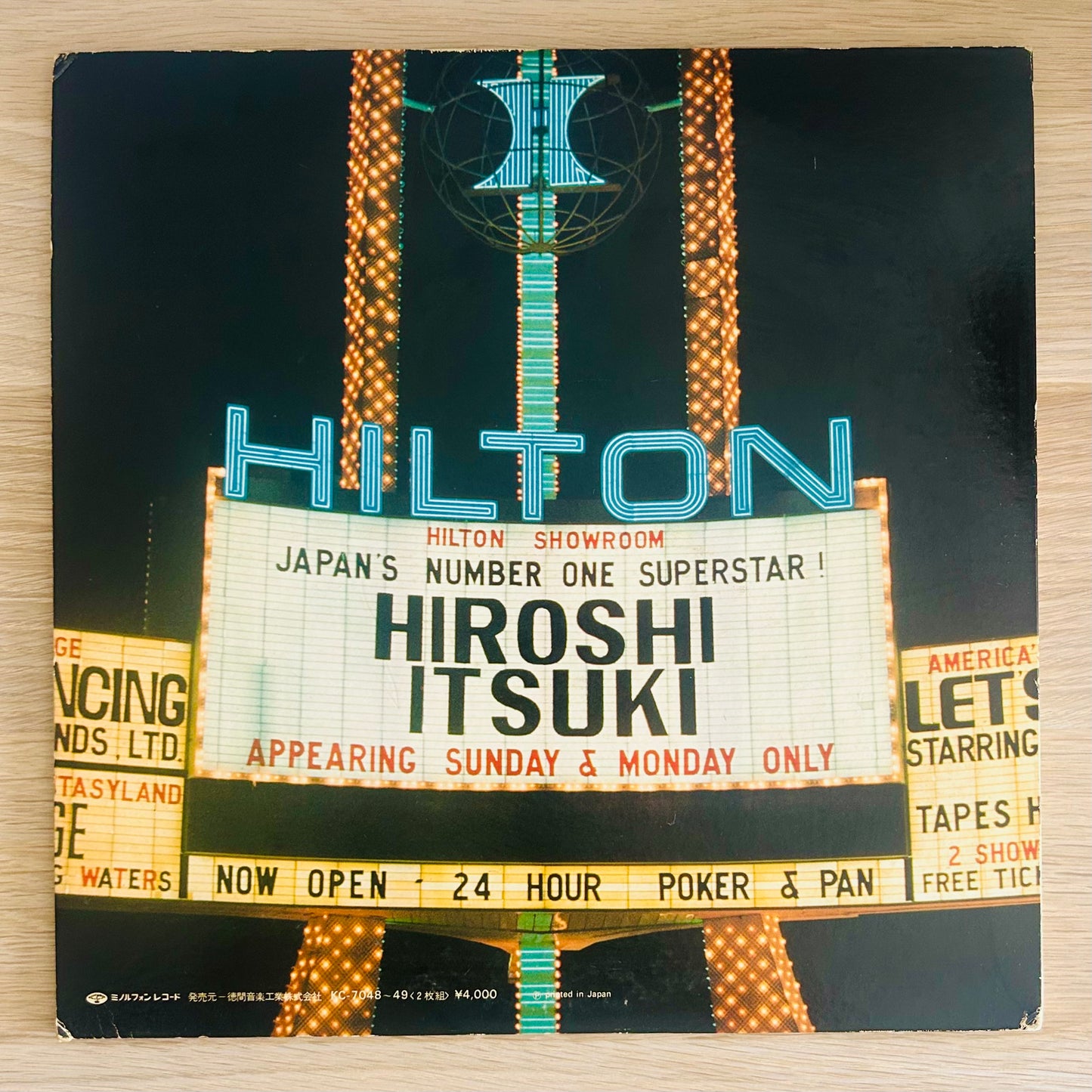 Hiroshi Itsuki / Las Vegas on Stage  (original 1976)