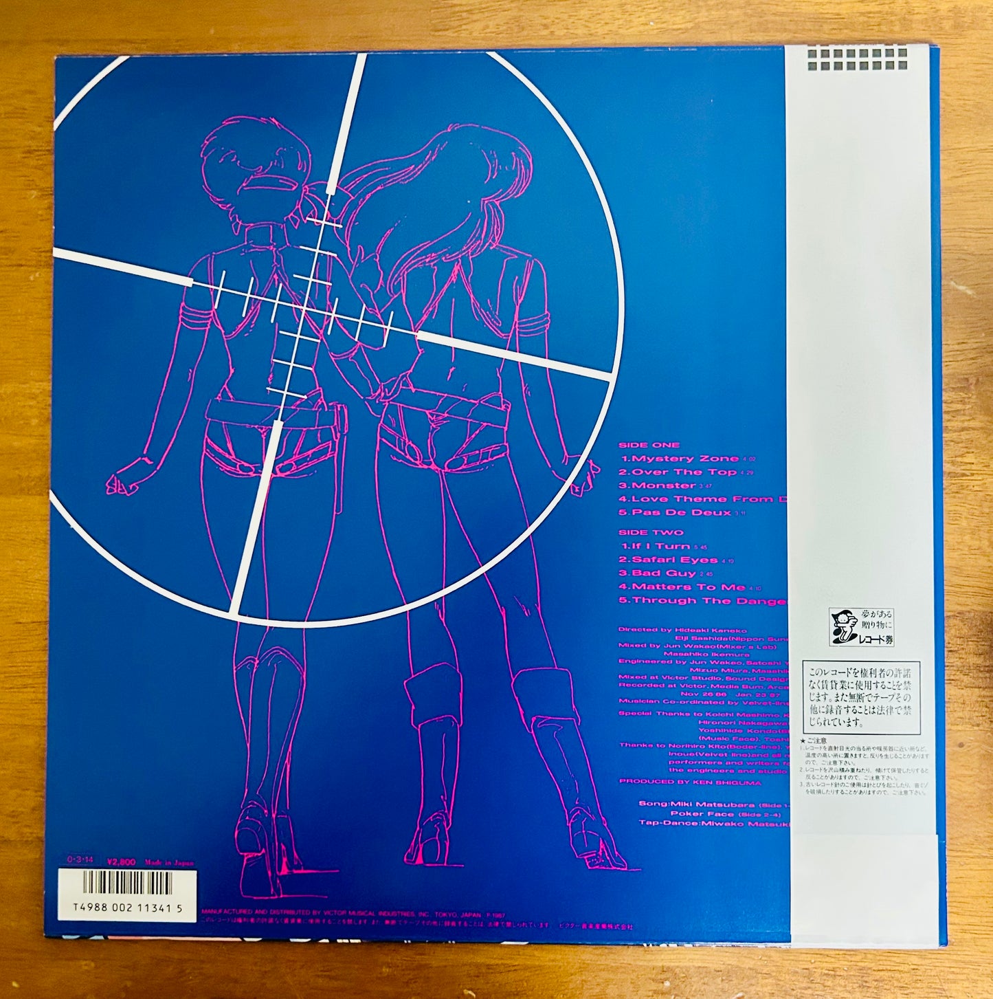 Dirty Pair/ Music Collection  O.S.T.  (original 1987)