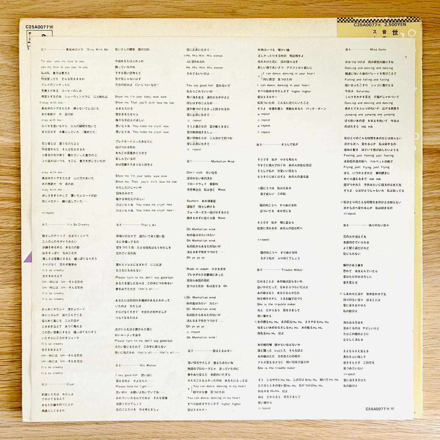 Miki Matsubara/ Pocket Park (original1980)