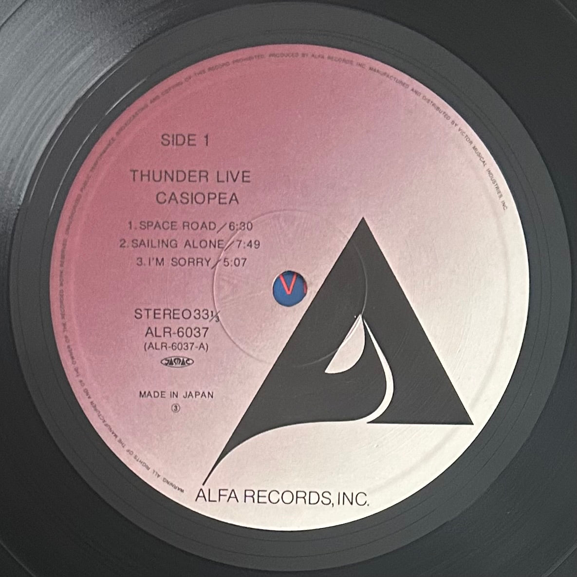 Casiopea / Thunder Live  (original 1980)  1st Cover Art