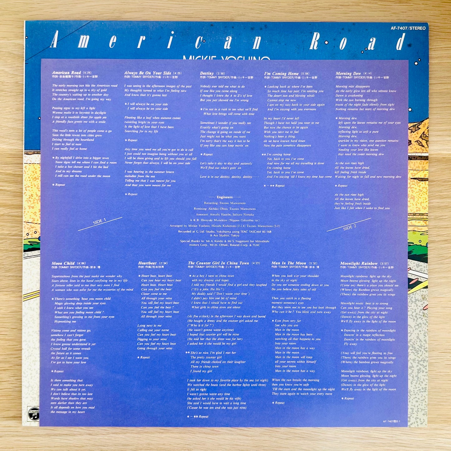 Mickey Yoshino / American Road  (original 1986)