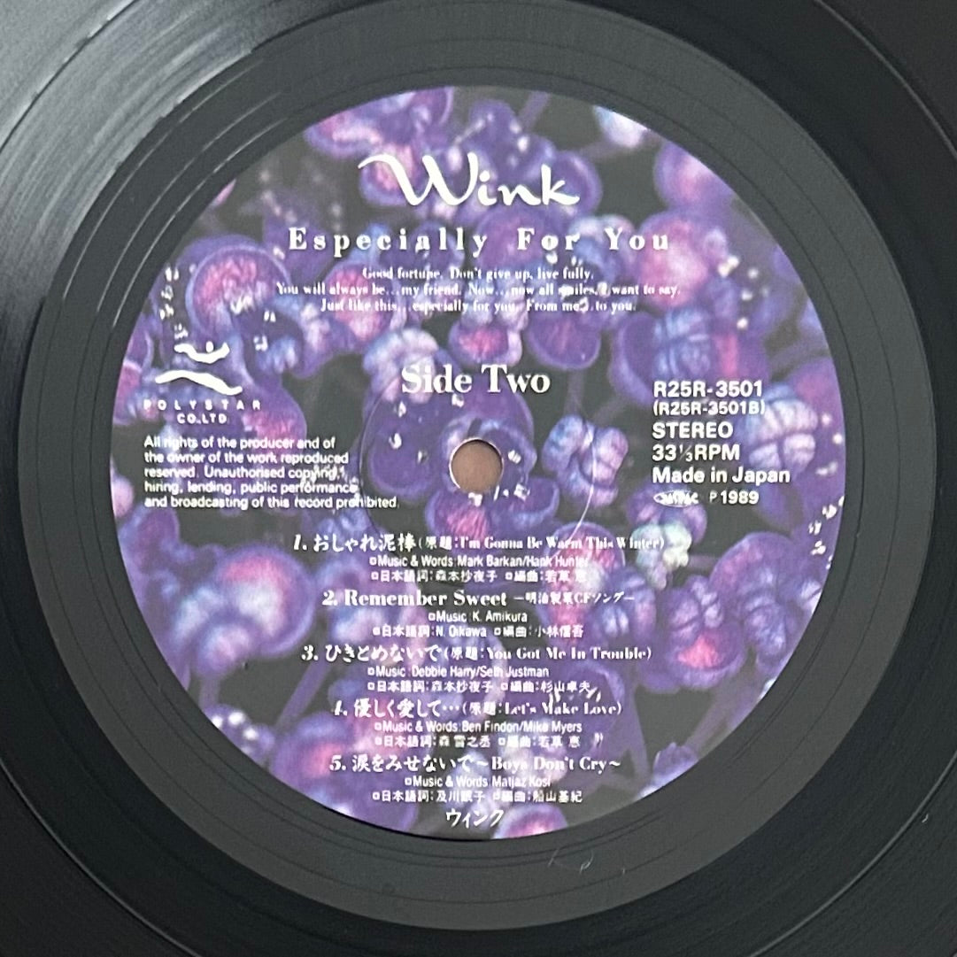 Wink/ Especially For You  (original 1989)