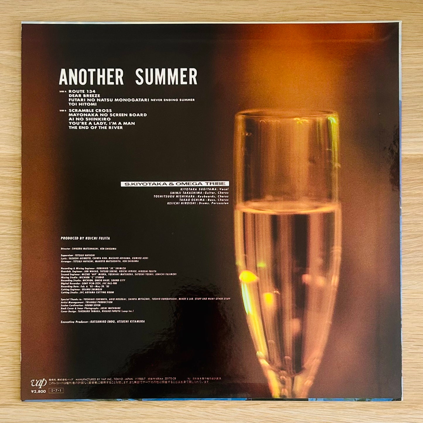 Kiyotaka Sugiyama & Omega Tribe/ Another Summer  (original 1985)