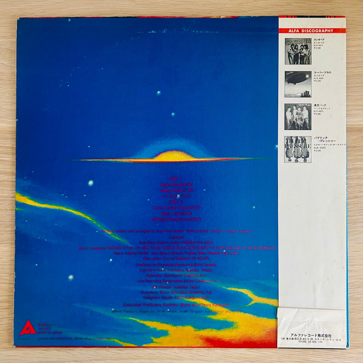 Casiopea / Thunder Live  (original 1980)  1st Cover Art