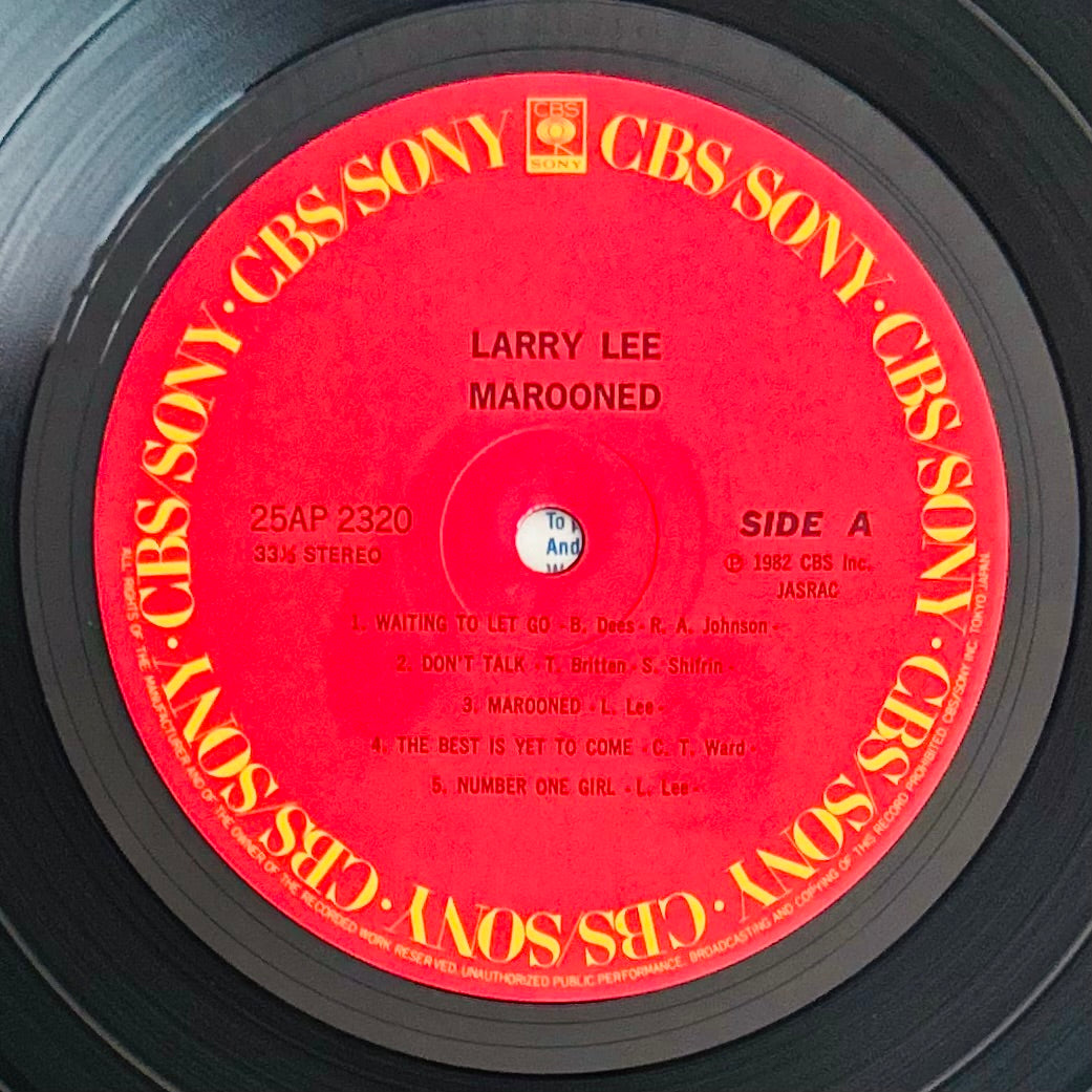 Larry Lee/ Marooned   (JAPAN PRESS 1982)