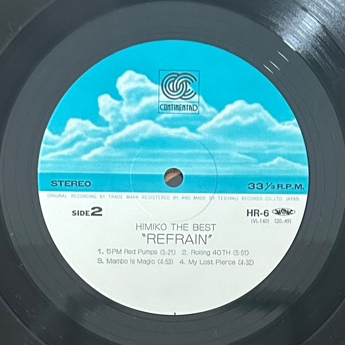 Himiko Kikuchi/ Himiko The Best: Refrain  (Compilation 1983)