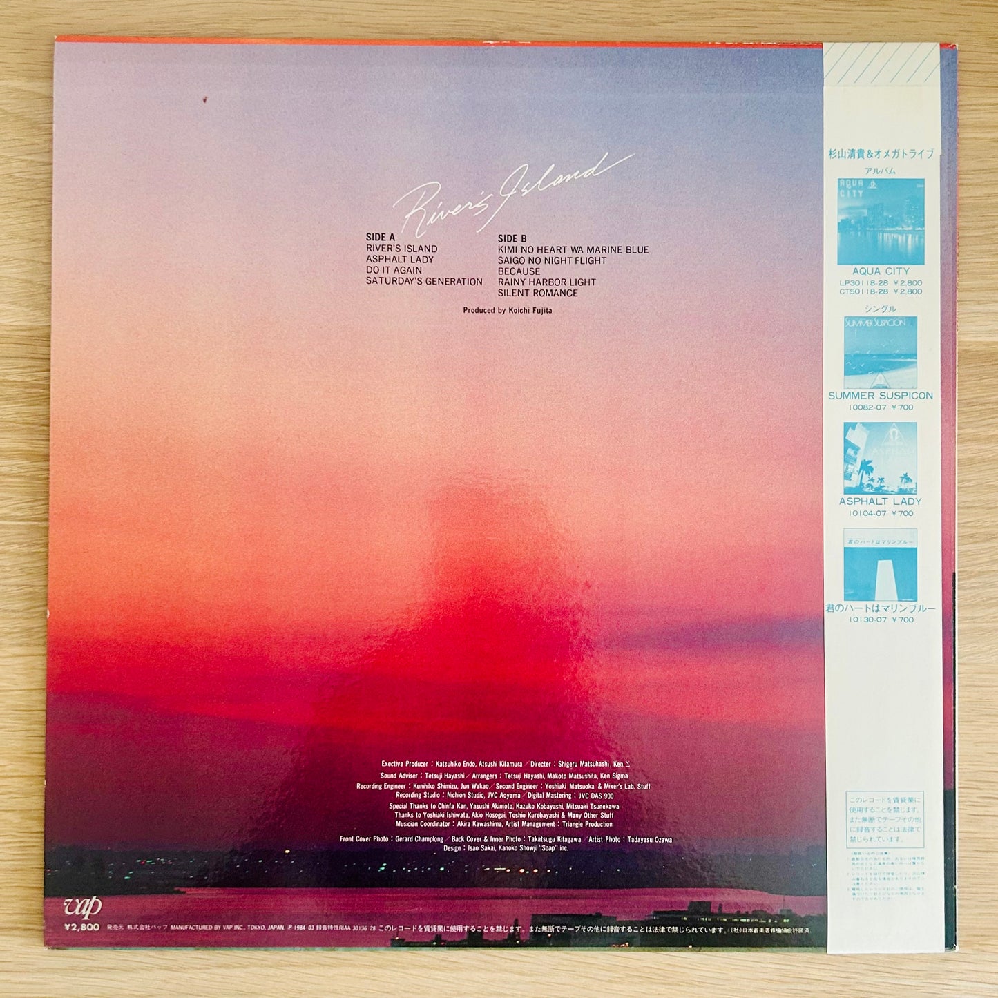 Kiyotaka Sugiyama & Omega Tribe/ River’s Island  (original 1984)