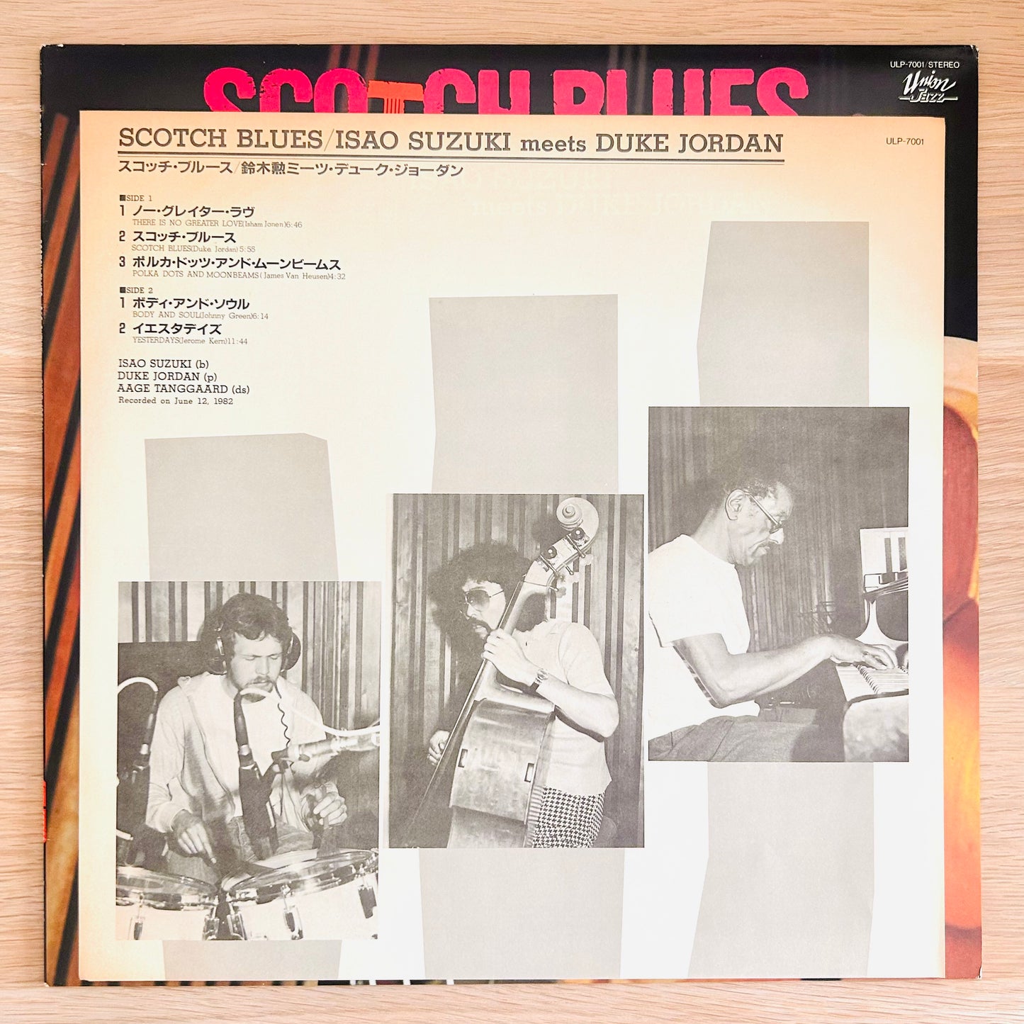 Isao Suzuki Meets Duke Jordan/ Scotch Blues  (original 1982)