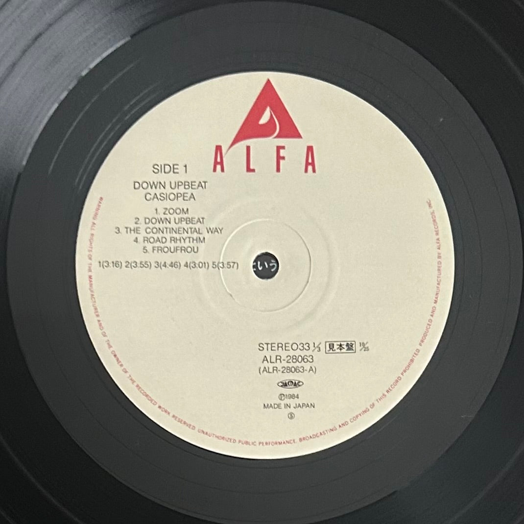 Casiopea/ Down Upbeat（originalJapanPress 1984）  promo