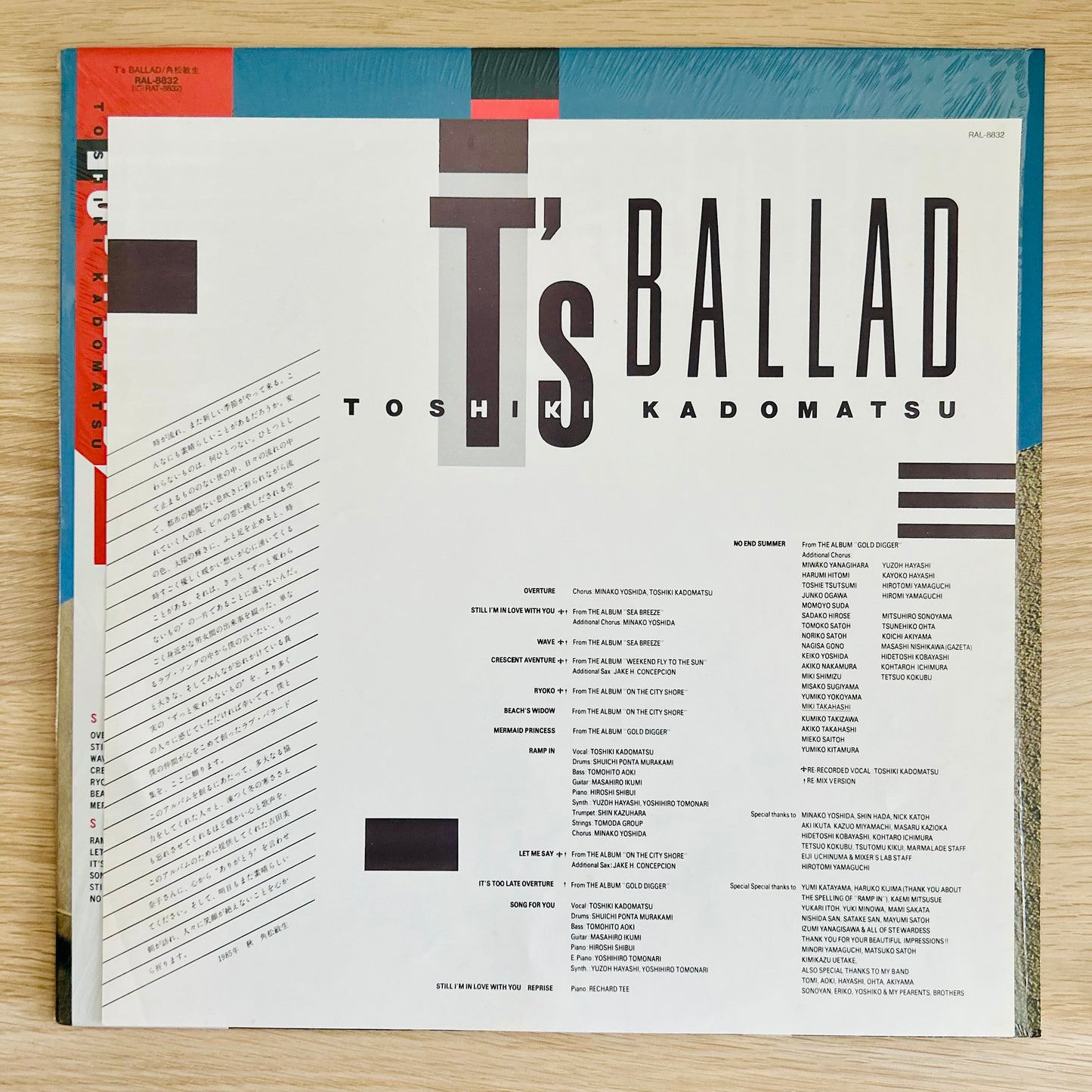 Toshiki Kadomatsu / T’s Ballad  (original 1985)