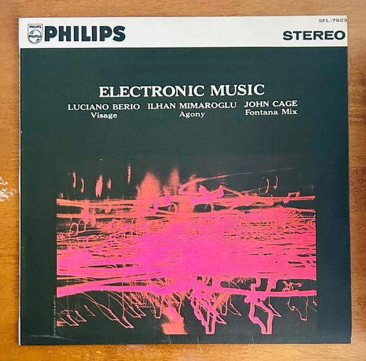 Luciano Berio,ILhan Mimaroglu,John Cage/
Electronic Music（JapanPress196？）